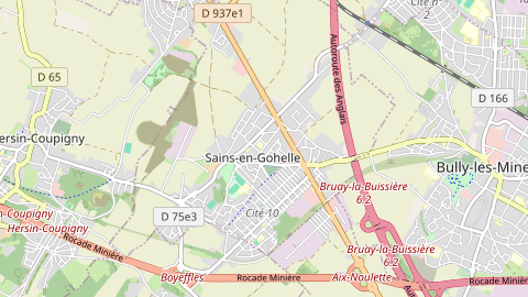 Carte de localisation de l'évènement