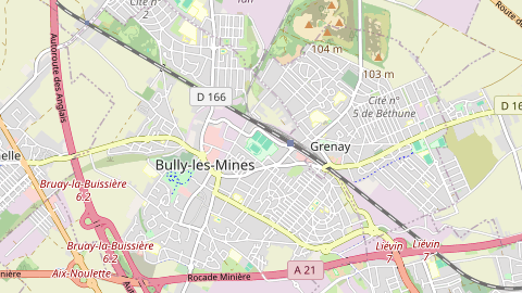 Carte de localisation de l'évènement