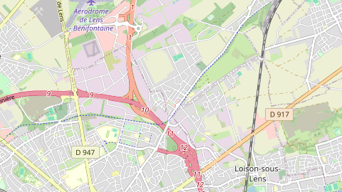 Carte de localisation de l'évènement