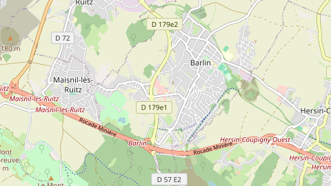 Carte de localisation de l'évènement