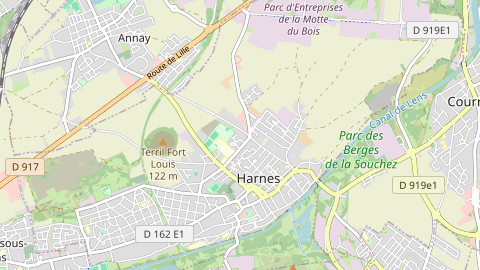 Carte de localisation de l'évènement