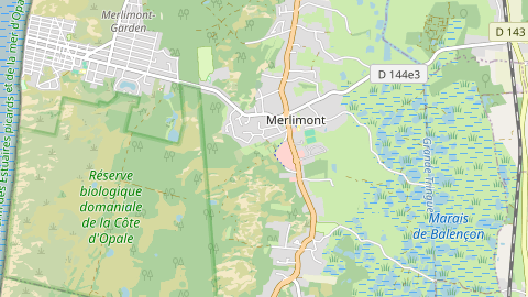 Carte de localisation de l'évènement