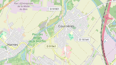 Carte de localisation de l'évènement