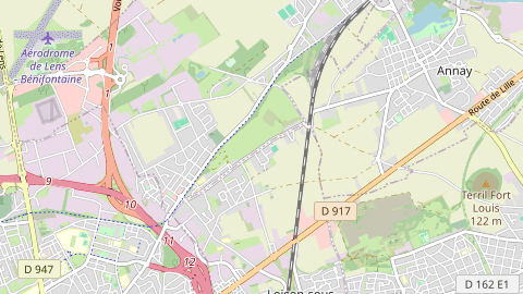 Carte de localisation de l'évènement