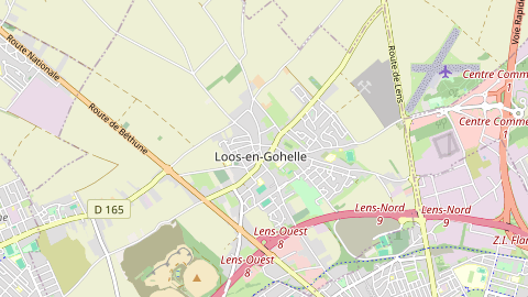 Carte de localisation de l'évènement