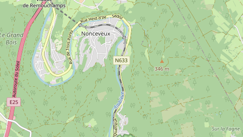 Carte de localisation de l'évènement