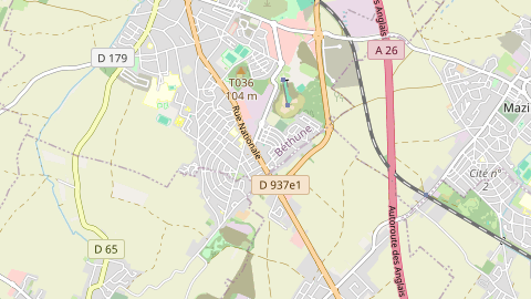Carte de localisation de l'évènement