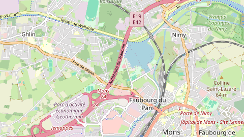 Carte de localisation de l'évènement