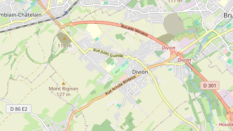 Carte de localisation de l'évènement