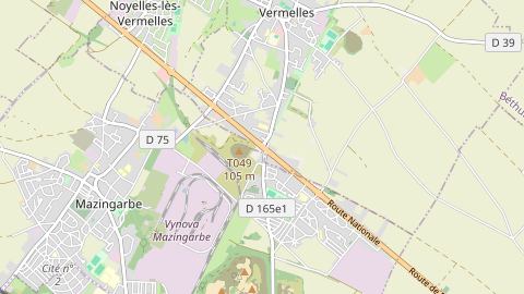 Carte de localisation de l'évènement