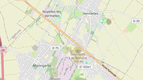 Carte de localisation de l'évènement