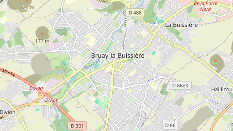 Carte de localisation de l'évènement