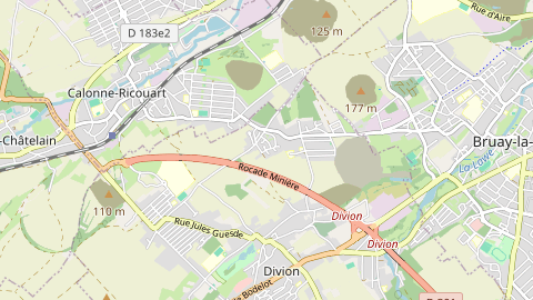 Carte de localisation de l'évènement