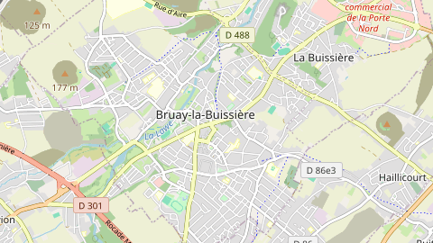 Carte de localisation de l'évènement