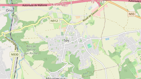 Carte de localisation de l'évènement