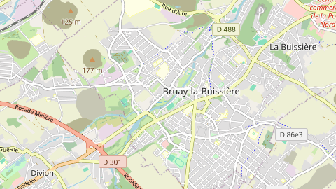 Carte de localisation de l'évènement