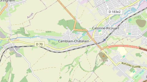 Carte de localisation de l'évènement