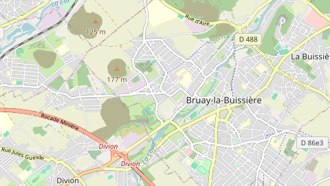 Carte de localisation de l'évènement