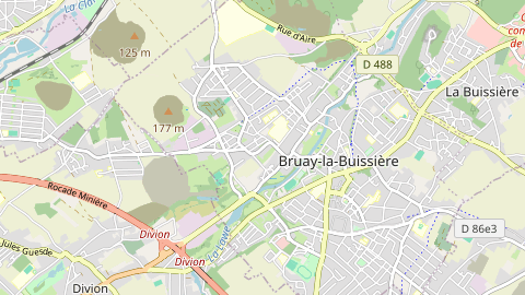 Carte de localisation de l'évènement