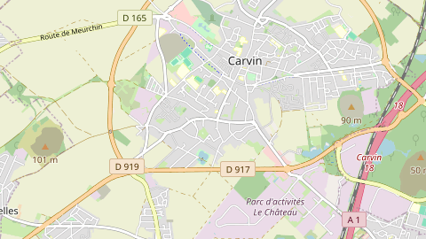 Carte de localisation de l'évènement