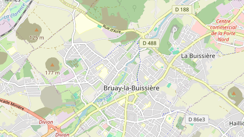 Carte de localisation de l'évènement