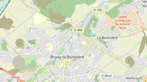 Carte de localisation de l'évènement