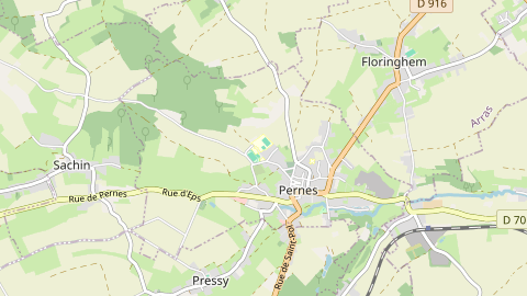 Carte de localisation de l'évènement