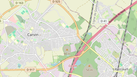 Carte de localisation de l'évènement