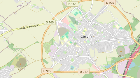 Carte de localisation de l'évènement