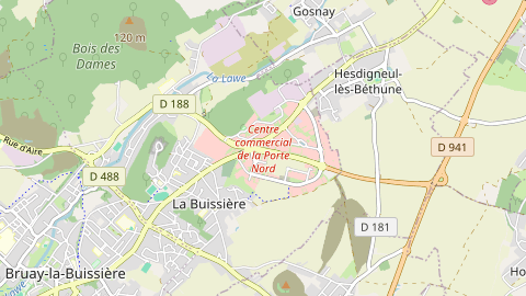 Carte de localisation de l'évènement