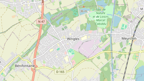 Carte de localisation de l'évènement