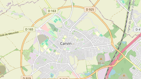 Carte de localisation de l'évènement