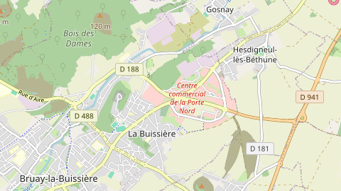 Carte de localisation de l'évènement