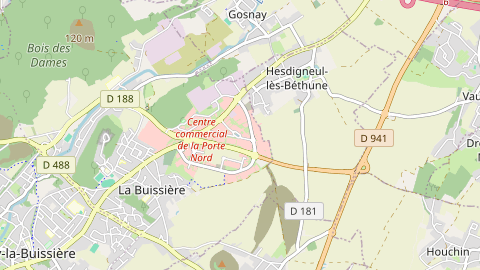 Carte de localisation de l'évènement
