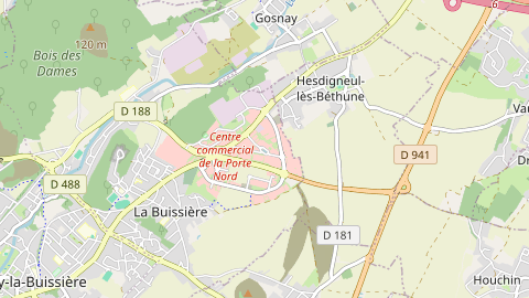 Carte de localisation de l'évènement