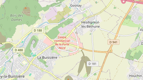 Carte de localisation de l'évènement