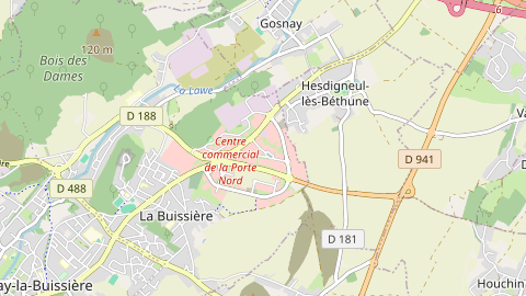 Carte de localisation de l'évènement