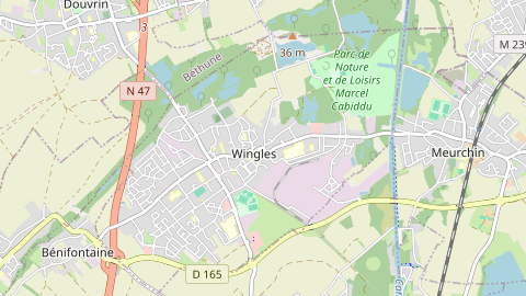 Carte de localisation de l'évènement