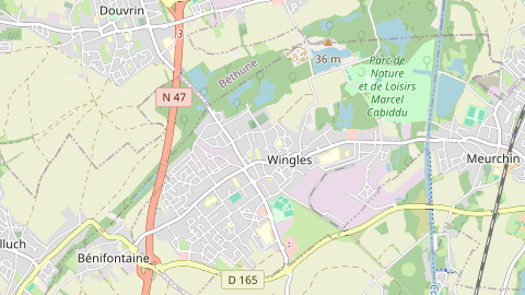 Carte de localisation de l'évènement