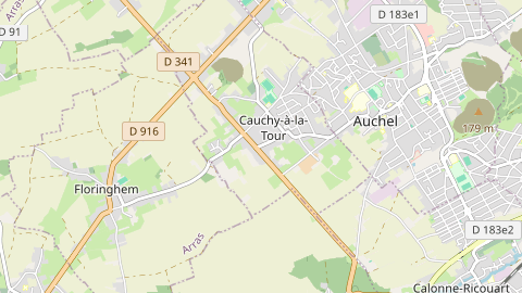Carte de localisation de l'évènement