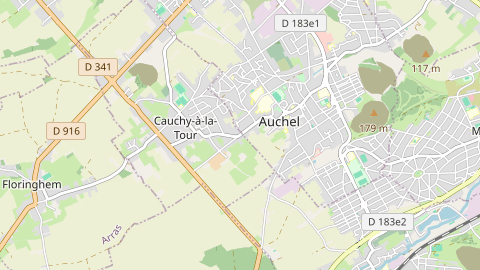 Carte de localisation de l'évènement