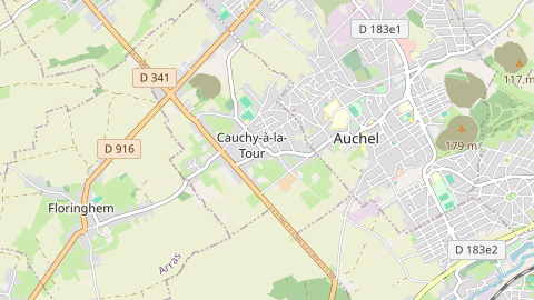 Carte de localisation de l'évènement