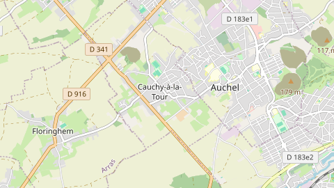 Carte de localisation de l'évènement