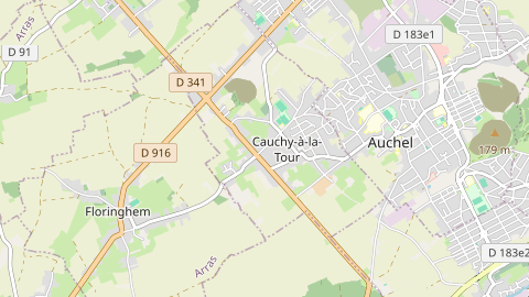 Carte de localisation de l'évènement