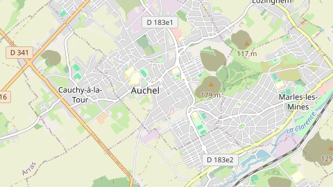 Carte de localisation de l'évènement