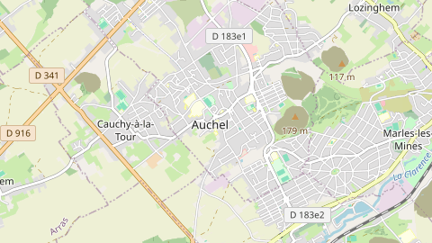 Carte de localisation de l'évènement