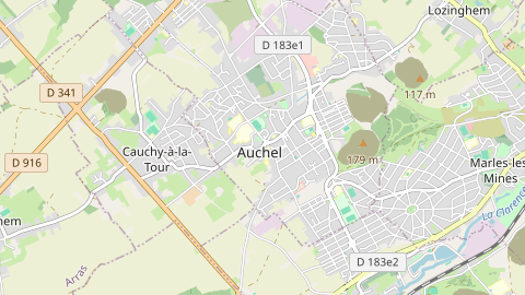 Carte de localisation de l'évènement