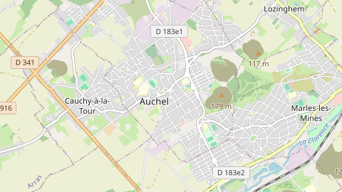 Carte de localisation de l'évènement