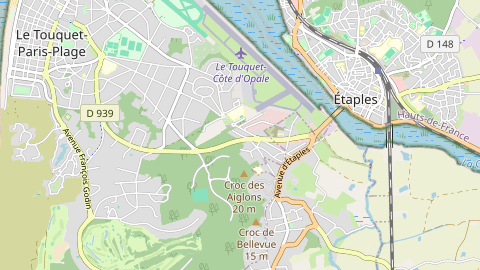 Carte de localisation de l'évènement