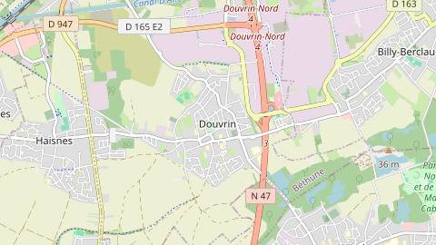 Carte de localisation de l'évènement